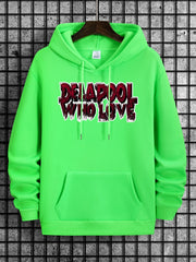 Deadpool Who Love Printed Men's Hoodie