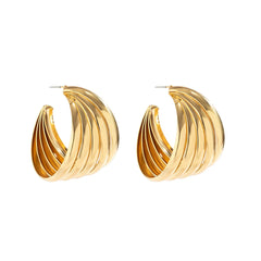 Walk Around Town Hoop Earrings
