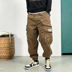 Chic Korean Fashion Cargo Pants for Men Streetwear