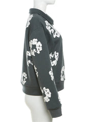 Dozen Roses Floral Sweatshirt