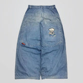 Skateboard Jeans: Low-Waist, Wide-Leg Style for Men