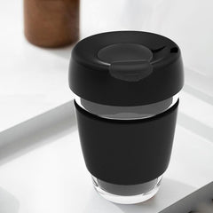 Coffee Cups Silicone Cup Heat Resistant Mug with Lid Tea Cups