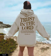 Love Like Jesus Letter Print Christian Hoodie Women Casual Comfortable Warm Tops Oversize
