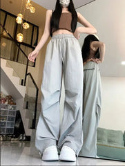 Y2K Vintage Cargo Pants - Women's Korean Hip Hop 2024