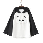 2023 Autumn Cat Embroidered Hoodie: Korean Streetwear Tops