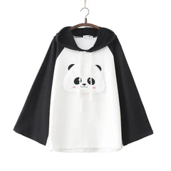 2023 Autumn Cat Embroidered Hoodie: Korean Streetwear Tops