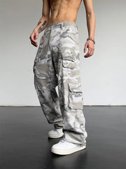 Cargo Pants Military Men Loose Casual