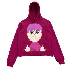 Men Fleece Hoodies Print Colorful Streetwear Hip Hop Trend Popup Dance Loose Casual
