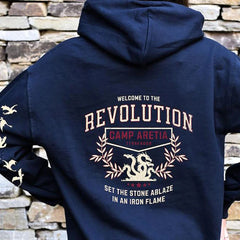 Iron Flame Revolution Hoodie Dragon Rider Basgiath War College Merch