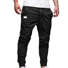 Solid Cotton Joggers Casual & Military Vibes