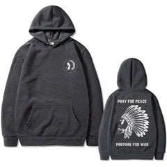 Skeleton Print Hoodie for Men
