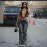 Think It Over High Waisted Shredded Jeans