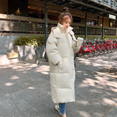 2023 New Women's Duck Down Hoodies Puffer Jackets: Warm Windproof Coats