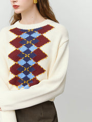 Sweater for Women Winter Niche Design Knitted Sweater Pullover Women