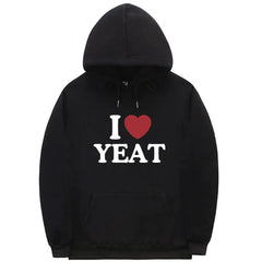 Yeat Graphic Print Hoodie