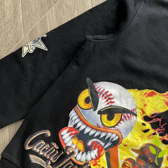 Cactus Hoodie Personalized Baseball Pullover Sweatshirts