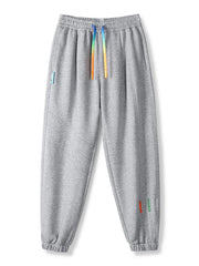 Spring Autumn Men'Baggy Sweatpants Drawstring Cotton