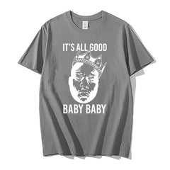 Biggie Smalls Oversized Hip Hop Men T-shirt Streetwear Trend