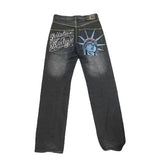 Captivating Streetwear: Y2K Retro Jeans for Edgy Fashion