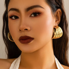 Walk Around Town Hoop Earrings