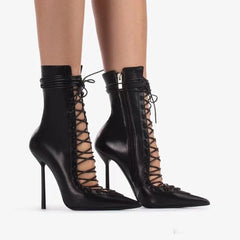 Pointed In The Right Direction Ankle Boot Heels