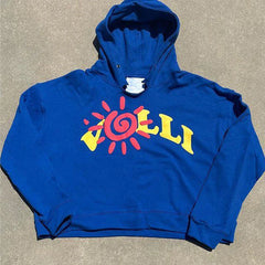 Hoodies Women Letter Print VOLLI Loose Streetwear