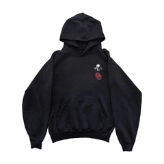Y2k Gothic HipHop Pattern Print Hoodies Retro Fashion Warren Skull Mens Hoodie