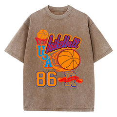 LA Basketball 86 Graphic Hip Hop T-Shirt