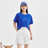 Loose & Comfy O-Neck Top Women Tee