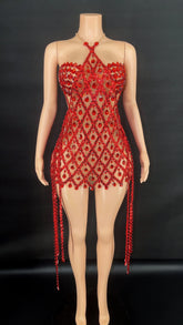 Diamonds In The Sky Mini Dress Set