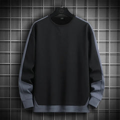 Sweatshirts Men Patchwork Long Sleeve Hoodie Streetwear Hip Hop Harajuku Korean