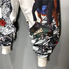 Streetwear Harajuku Joggers Men's Patchwork Harem Pants