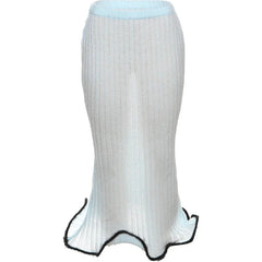 Peach Crochet Fishtail Skirt