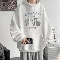 Print Hoodies For Men Y2K Streetwear Clothes Hip Hop Fashion Hooded Sweatshirts