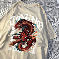 Japanese Style Tokyo Devil Dragon T-Shirt