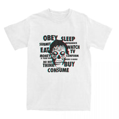 Break Free from the Cycle: The Eat Work Repeat Obey Tee