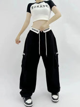 Y2K Baggy Cargo Pants Women Hip Hop Korean Fashion Vibes
