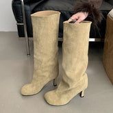 Downtown Dime Knee High Boots
