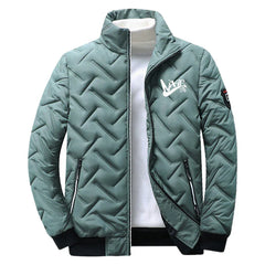 2023 Stylish Men's Zip-Up Warm Cotton Shirt