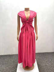 Hayley Pink Maxi Dress