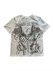 Retro Skull Women T-Shirt Oversize