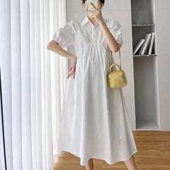 Women's Solid Color Casual Dress