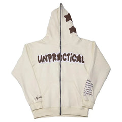 Men Gothic Hoodies Graphic Letter Print Winter