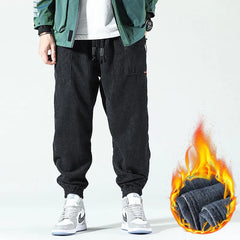 Man Sweatpants Fashion Streetwear Casual Fleece Harem Pants