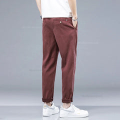 Casual Thin Fashion Ankle-length Stretch Sweatpants