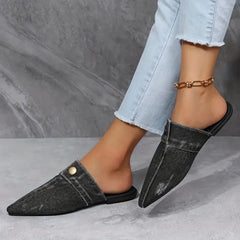 Denim Fantasy Flats