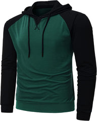 Men Hoodies Sweatshirts Long Sleeve Solid Lightweight Casual