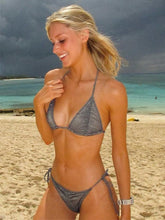 Bikini Bandage Swimwear Swimsuit Women Shiny