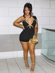 Natalie Asymmetrical Mini Dress