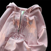 Loose hoodie long sleeve Punk Hoodie top female